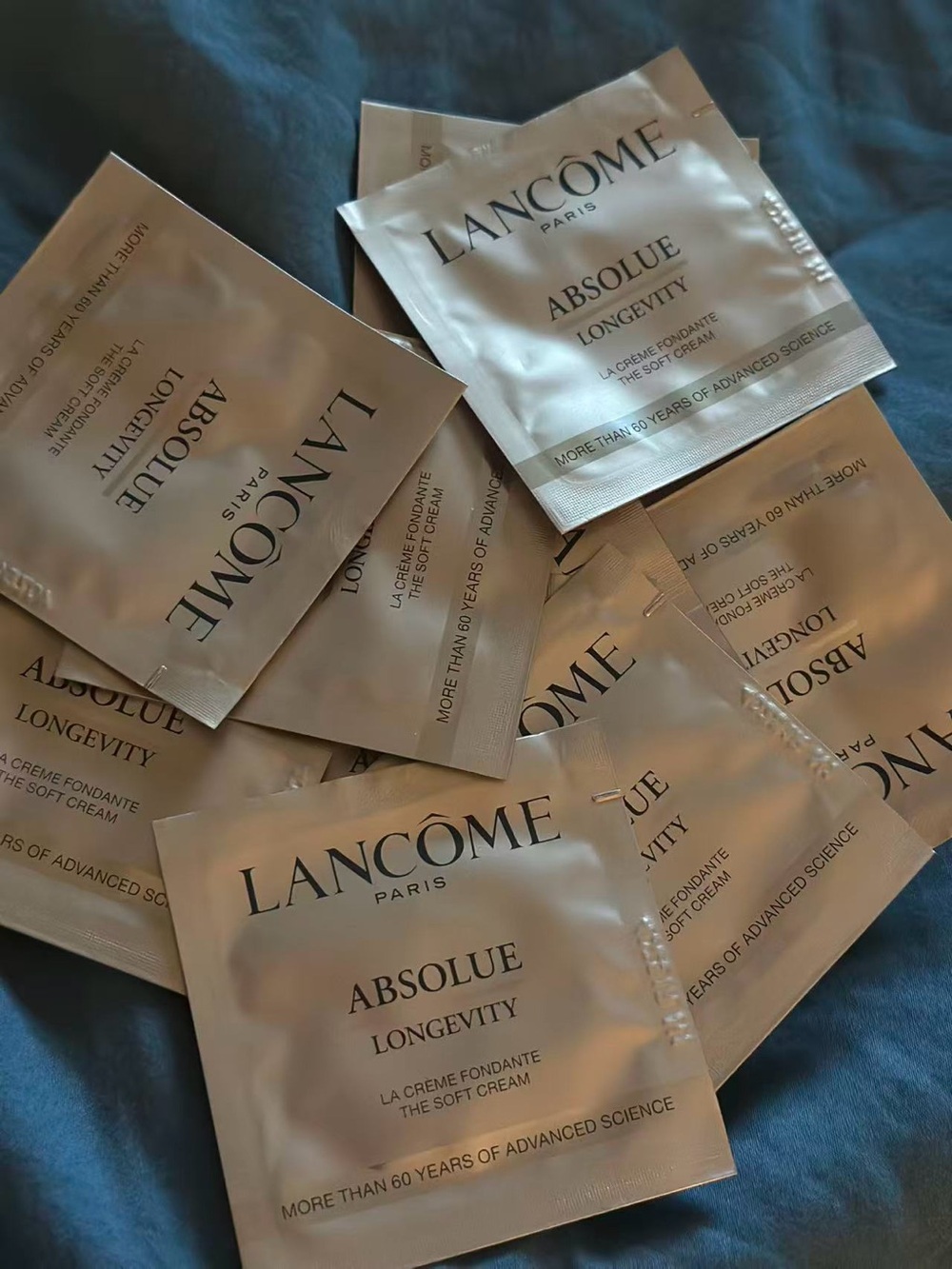 Lancôme Absolue Longevity Single-Use Sachets - Cream and Gold